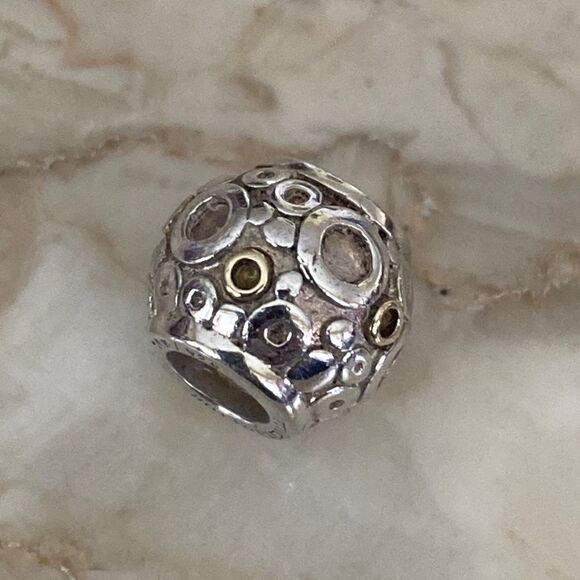 Michael Hill 10K / 925 Sterling Silver Charm Bead - Picture 2 of 4